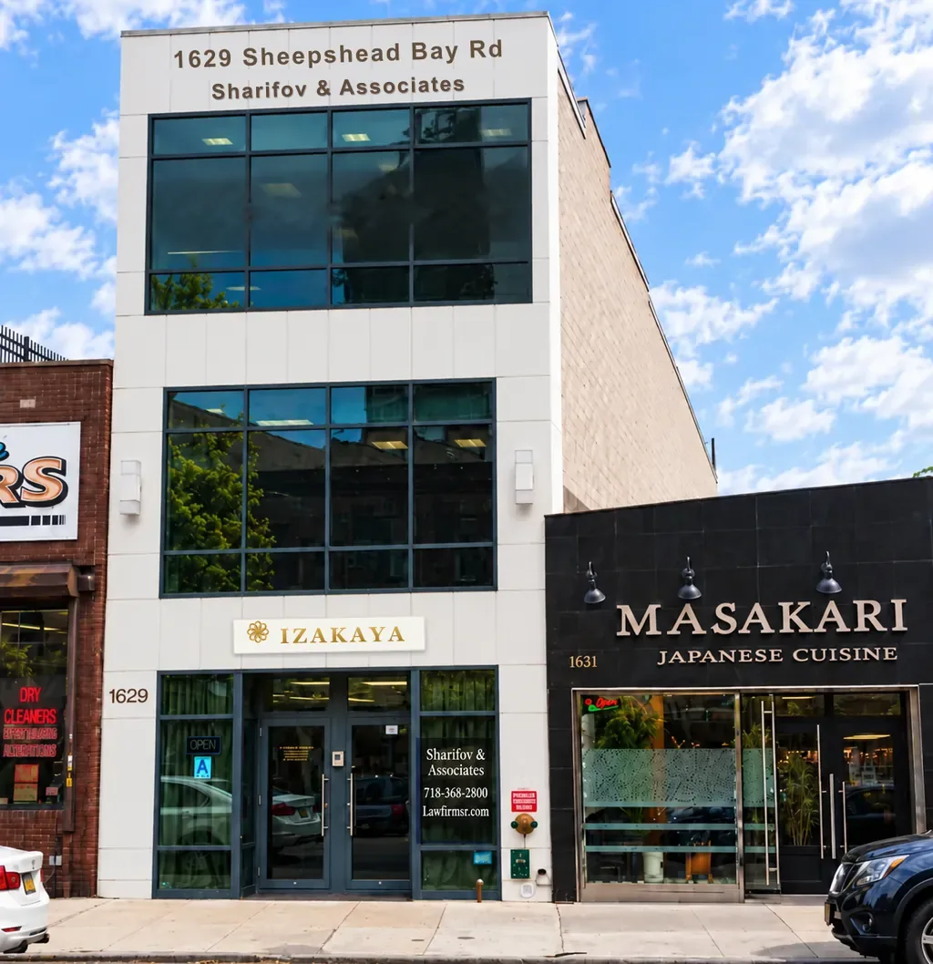 Здание Sharifov & Associates, PLLC по адресу 1629 Sheepshead Bay Road, Бруклин