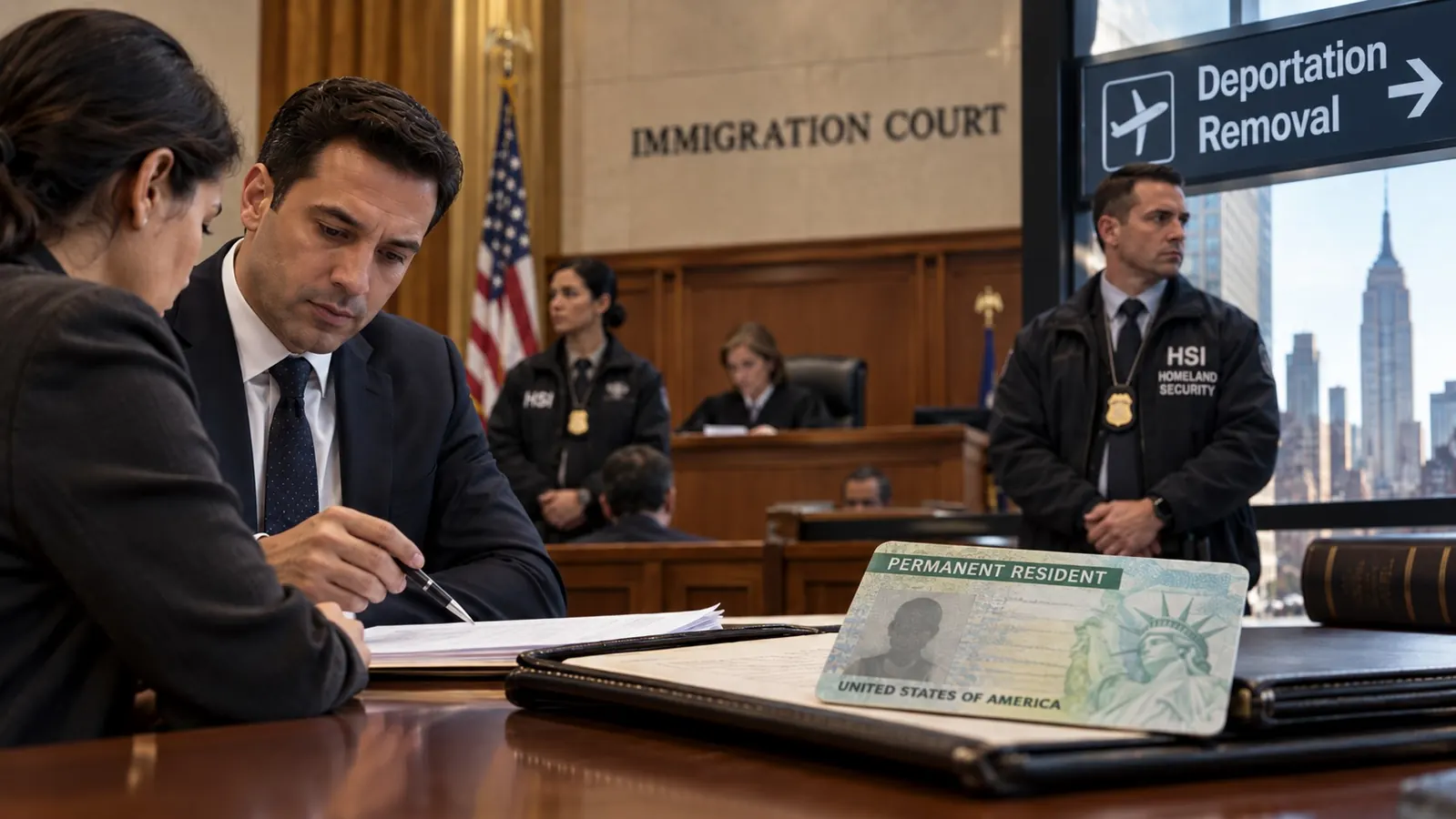 Attorney reviewing immigration consequences of a New York criminal case