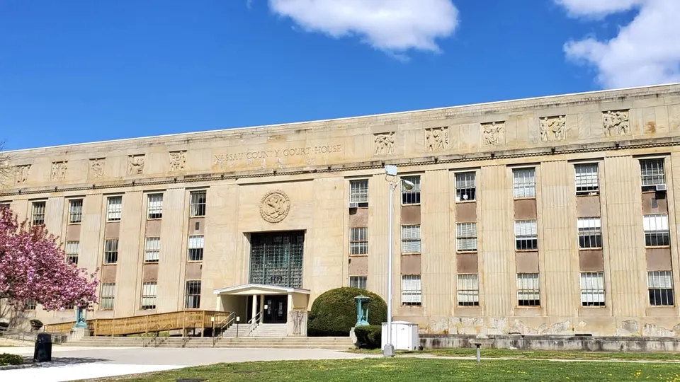 Nassau County Court House at 262 Old Country Road, Mineola