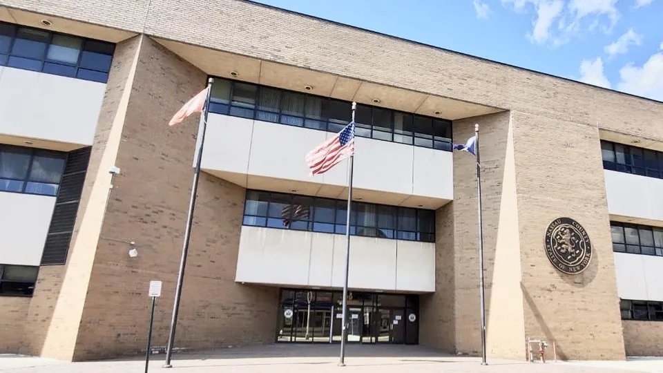 Nassau County District Court at 99 Main Street, Hempstead